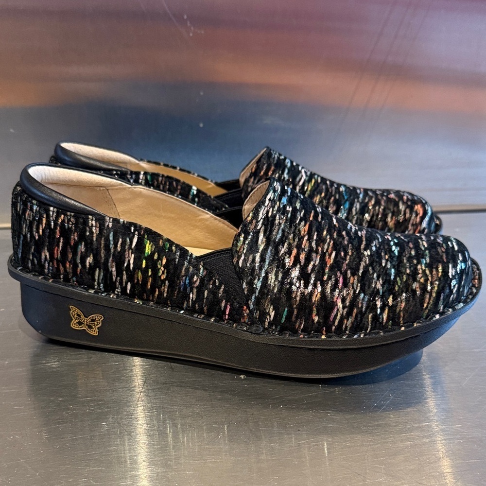 Alegria Debra Obscura Multicolor Slip-On Flats Sz 42 (12)